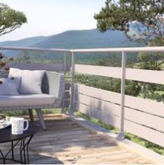 GARDE-CORPS ALU VISSES