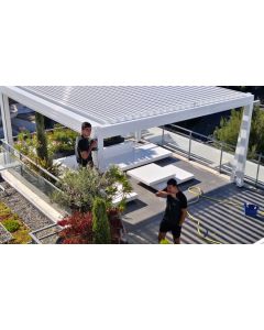 Installation d'une pergola en rooftop sur Sausset